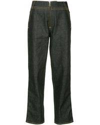 Marni Jeans mit hohem Bund - Blau