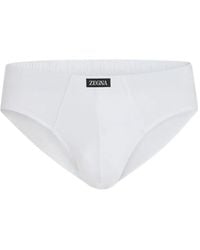 ZEGNA - Logo-Tag Briefs - Lyst