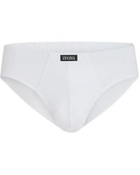 ZEGNA - Logo-Tag Briefs - Lyst