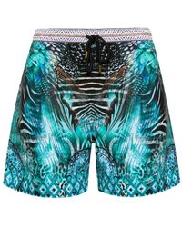 Camilla - Mix-print Swim Shorts - Lyst