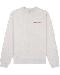 Sporty & Rich - Ny Motion Crew-Neck Sweatshirt - Lyst