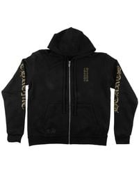 Chrome Hearts - Vertical-Logo Zip-Up Hoodie - Lyst