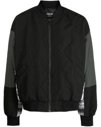 FIVE CM - Knitted-panels Quilted Bomber Jacket - Lyst