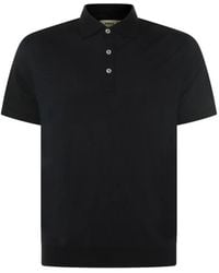 Altea - Button Polo Shirt - Lyst