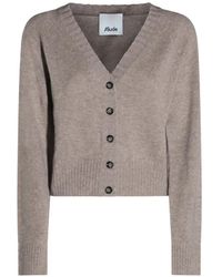 Allude - V-Neck Button-Down Cardigan - Lyst