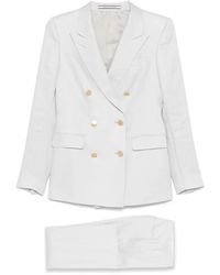 Tagliatore - Costume En Lin À Boutonnière Croisée - Lyst
