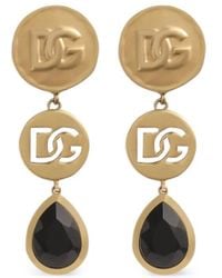 Dolce & Gabbana - Like A Virgin Logo Clip Earrings - Lyst