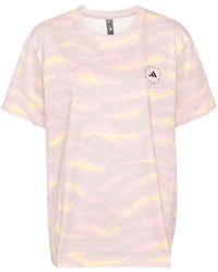 adidas By Stella McCartney - T-shirt en coton biologique à imprimé graphique - Lyst