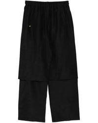 Samuel Guì Yang - Pantalones Ajustados Con Cordones - Lyst