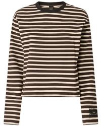 Pinko - Quiet Is The New Punk Striped Sweater - Lyst