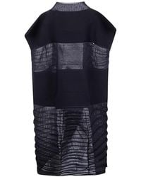 Issey Miyake - Pleated High-Neck Dress - Lyst