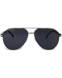 BOSS - Round-Frame Sunglasses - Lyst