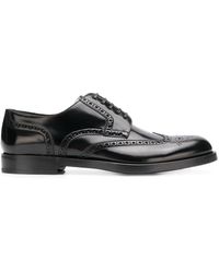 Dolce & Gabbana Derbies à détails façon richelieu - Noir