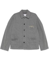 Givenchy - Pocket Cotton Shirt Jacket - Lyst