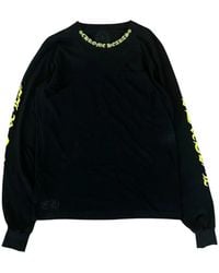 Chrome Hearts - Neck Logo Longsleeve Sweatshirt - Lyst