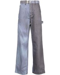 Objects IV Life - Two-tone Straight Denim Trousers - Lyst