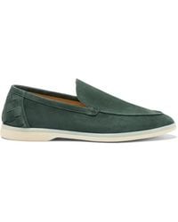 SCAROSSO - Mocassins Ludovico En Daim - Lyst