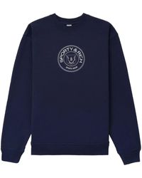 Sporty & Rich - Connecticut Crest Logo-Print Sweatshirt - Lyst