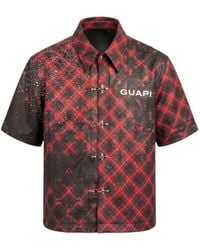 GUAPI - Chemise Vintage Inferno En Cuir - Lyst