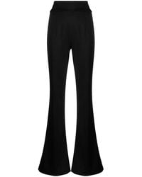 Galvan London - High-Waisted Flared Trousers - Lyst