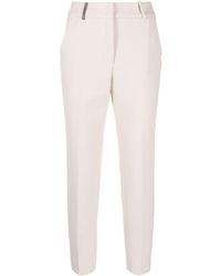 Peserico - Tailored-cut Trousers - Lyst
