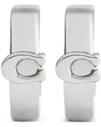 COACH - Ohrringe Mit Logo - Lyst