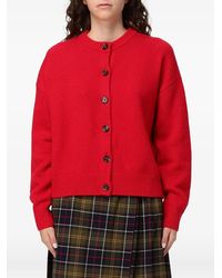 Barbour - Woodhouse Wool-Blend Cardigan - Lyst