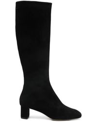 Aeyde - Bottes En Daim 45 Mm - Lyst