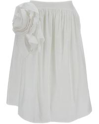 Simone Rocha - Floral-Motif Midi Skirt - Lyst