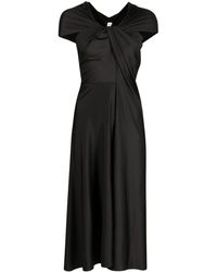 Victoria Beckham - Abito Con Maniche Ad Aletta - Lyst
