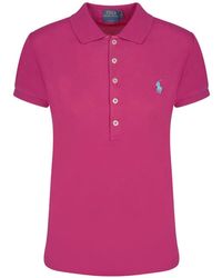Polo Ralph Lauren - Logo-Embroidered Pique Polo Shirt - Lyst