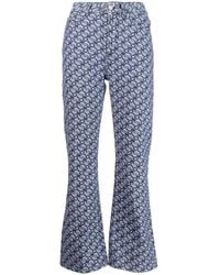 Stella McCartney - Pattern Denim Jeans - Lyst