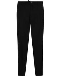 Canali - Drawstring-Fastening Belt-Loop Trousers - Lyst