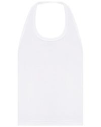 Vetements - Halter Cotton Tank Top - Lyst