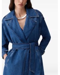 Liu Jo - Gabardina Vaquera Con Cinturón - Lyst