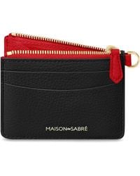 Maison De Sabre - Zipped Leather Card Holder - Lyst