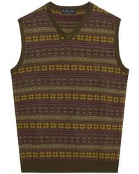 Brooks Brothers - Fair Isle Wool Vest - Lyst