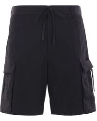 Herno - Technical Cargo Shorts - Lyst