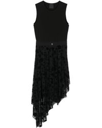 Givenchy - Ribbed-knit Asymmetric Dress - Lyst