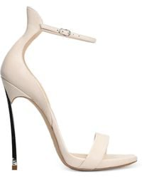 Casadei - Blade Leather Sandals - Lyst