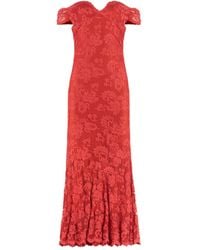 Balensi - Sandra Off-Shoulder Maxi Dress - Lyst