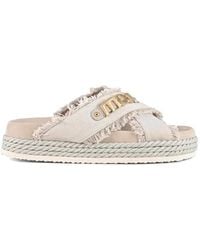 Mou - Canvas Sandals - Lyst
