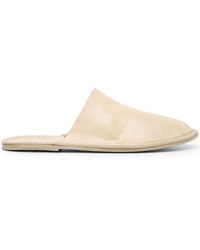 Marsèll - Round-toe Leather Slippers - Lyst
