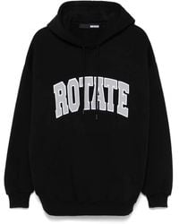 ROTATE BIRGER CHRISTENSEN - Heavy Cotton Sweatshirt - Lyst