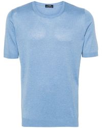 Barba Napoli - Fine-knit Silk T-shirt - Lyst