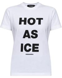 DSquared² - Slogan-Print T-Shirt - Lyst