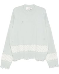 Feng Chen Wang - Pullover Mit Jacquard - Lyst