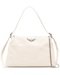Zadig & Voltaire - Jim Wings-Detail Top-Handle Shoulder Bag - Lyst