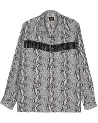 Needles - Camisa con estampado de piel de serpiente - Lyst