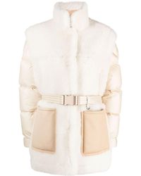 Moncler - Charente Shearling Down Jacket - Lyst